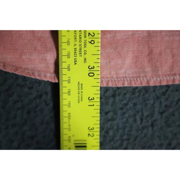 Pendleton Berkeley ButtonUp Shirt Men XL Red Spread Collared Short Sleeve Cotton - Picture 7 of 8